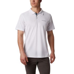 Columbia AM0126-100 Utilizer Erkek Beyaz Outdoor Polo Tişört