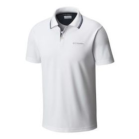 Columbia Am0126-100 Utilizer Polo Erkek Beyaz T-Shirt