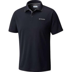 Columbia AM0126-100 Utilizer Siyah Kısa Kollu Polo Erkek T-shirt