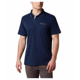 Columbia AM0126-464 Utilizer Erkek Mavi Outdoor Polo Tişört