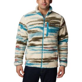 Columbia AM0259-191 Winter Pass Print Fleece Full Zip Bej Erkek Polar