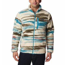 Columbia AM0259-191 Winter Pass Print Fleece Full Zip Bej Erkek Polar
