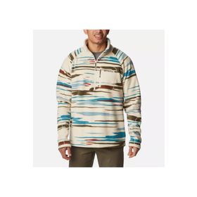 Columbia AM4966-191 Fast Trek Printed Half Zip Fleece Erkek Polar