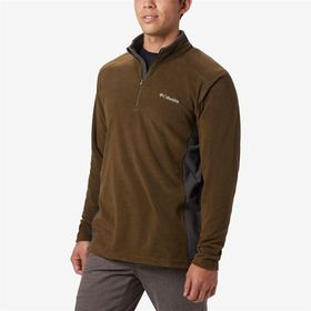 Columbia AM6558 Klamath Range II Half Zip Yeşil Erkek Sweatshırt