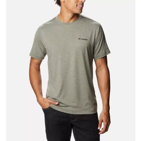 Columbia AO0322-397 Erkek Tech Trail Crew Neck Gri T-shirt