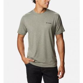 Columbia AO0322-397 Erkek Tech Trail Crew Neck Gri T-shirt