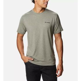 Columbia AO0322-397 Erkek Tech Trail Crew Neck Gri T-shirt