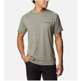Columbia AO0322-397 Erkek Tech Trail Crew Neck Gri T-shirt