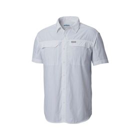 Columbia AO0647-100 Beyaz Silver Short Outdoor Kısa Kollu Erkek Gömlek