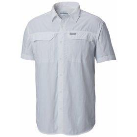 Columbia AO0647-100 Beyaz Silver Short Outdoor Kısa Kollu Erkek Gömlek