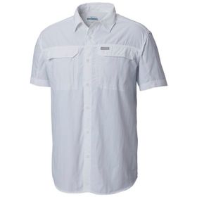 Columbia AO0647-100 Beyaz Silver Short Outdoor Kısa Kollu Erkek Gömlek