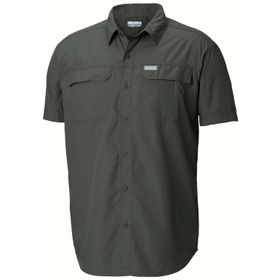 Columbia AO0647 Yeşil Erkek Kısa Kollu Gömlek