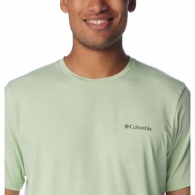 Columbia AO0805 Sun Trek Kısa Kollu Yeşil Outdoor Erkek T-shirt