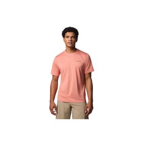 Columbia AO1419-851 Hike Crew Kırmızı Erkek Outdoor T-Shirt