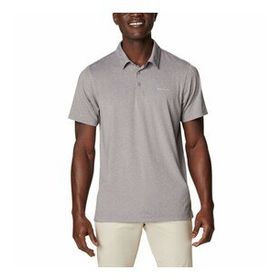 Columbia AO2933-004 Erkek Tech Trail Polo Gri T-shirt