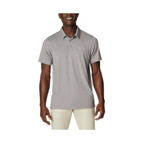 Columbia AO2933-004 Erkek Tech Trail Polo Gri T-shirt