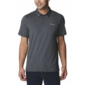 Columbia AO2933-013 Erkek Tech Trail Polo Yaka Gri T-shirt