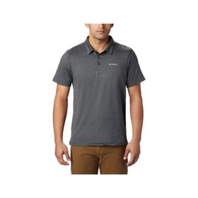 Columbia AO2933-013 Erkek Tech Trail Polo Yaka Gri T-shirt