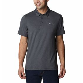 Columbia AO2933-013 Erkek Tech Trail Polo Yaka Gri T-shirt
