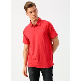 Columbia AO2933-013 Gri Tech Trail Polo Erkek T-shirt