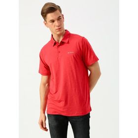 Columbia AO2933-013 Gri Tech Trail Polo Erkek T-shirt