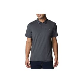 Columbia AO2933-013 Tech Trail Siyah Outdoor Polo Erkek T-Shirt