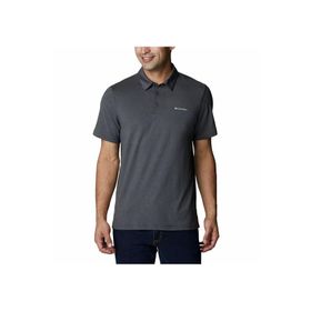 Columbia AO2933-013 Tech Trail Siyah Outdoor Polo Erkek T-Shirt