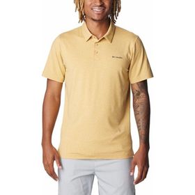 Columbia AO2933-292 Tech Trail Kahverengi Outdoor Polo Erkek T-Shirt