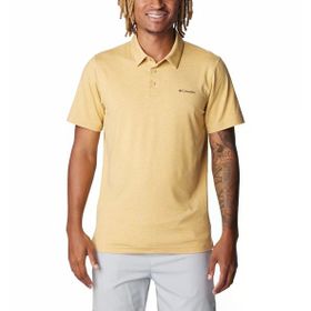 Columbia AO2933-292 Tech Trail Kahverengi Outdoor Polo Erkek T-Shirt