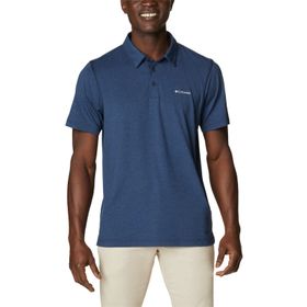 Columbia AO2933-465 Erkek Tech Trail Polo Yaka Lacivert T-shirt
