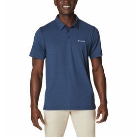 Columbia AO2933-465 Erkek Tech Trail Polo Yaka Lacivert T-shirt