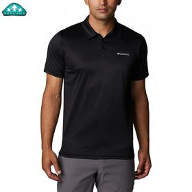 Columbia AO3614-010 Hike Erkek Siyah Polo T-Shirt