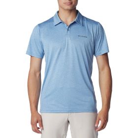 Columbia AO3614-479 Hike Polo Mavi Outdoor Polo Erkek T-Shirt