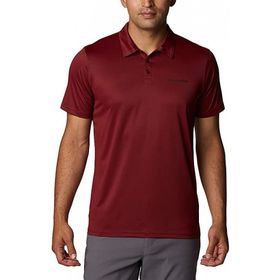 Columbia Ao3614-664 Hike Polo Erkek Polo Bordo T-Shirt