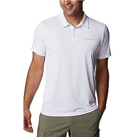 Columbia AO3614 Hike Polo Erkek Polo Yaka Beyaz T-Shirt