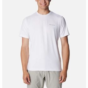 Columbia AO5545-100 Beyaz Tech Trail Erkek Outdoor T-Shirt