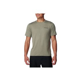 Columbia AO5545-397 Tech Trail Crew Neck II Yeşil Outdoor Erkek T-Shirt