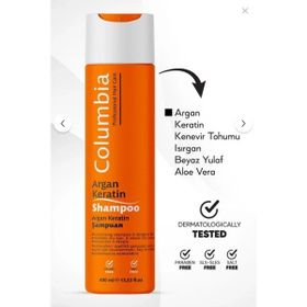Columbia Argan Keratin 400 ml Şampuan