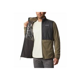 Columbia Basin Butte Fleece Erkek Tam Fermuarlı Polar Yeşil Sweatshirt