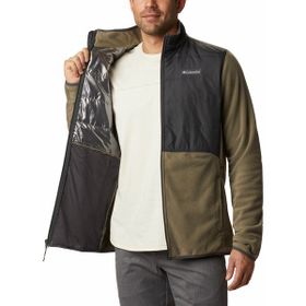 Columbia Basin Butte Fleece Erkek Tam Fermuarlı Polar Yeşil Sweatshirt