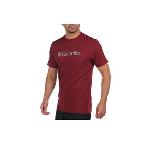 Columbia Cs0001-664 Csc Basic Logo Erkek Bordo T-Shirt