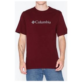 Columbia Cs0001-664 Csc Basic Logo Erkek Bordo T-Shirt