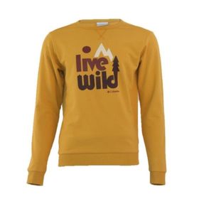Columbia CS0200-718 Wild Crew Sarı Erkek Sweatshirt