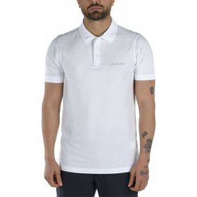 Columbia CS0214 9180091 Cascade Range Solid Polo II Beyaz Polo Erkek T-shirt