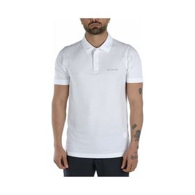 Columbia CS0214 M Cascade Range Sloid Polo I Düz Beyaz Erkek Polo T-shirt