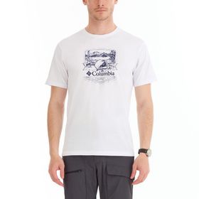 Columbia CS0232-100 CSC M Lakeside Badge SS Tee Erkek Kısa Kollu T-Shirt