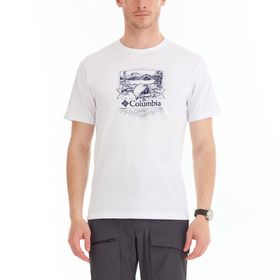 Columbia CS0232-100 CSC M Lakeside Badge SS Tee Erkek Kısa Kollu T-Shirt