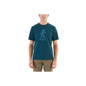 Columbia CS0242-414 Yeşil CSC Checkered Peaks Erkek Kısa Kollu T-Shirt