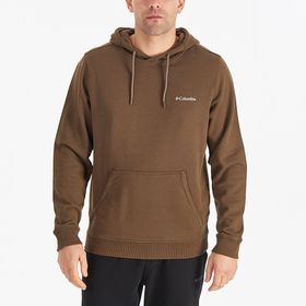 Columbia CS0275-319 Basic SM Logo Kahverengi Kapüşonlu Erkek Hoodie
