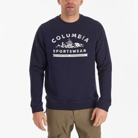 Columbia CS0277 Csc Basic Camping Animals Crew Lacivert Erkek Sweatshirt